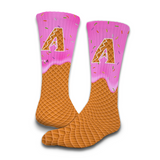 Arizona Diamondbacks Ice Cream Drip 2-Pack Lifestyle Crew Socks