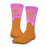 New York Yankees Ice Cream Drip 2-Pack Lifestyle Crew Socks