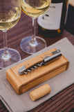 Oregon Ducks - Elan Deluxe Corkscrew In Bamboo Box