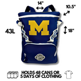University of Michigan Backpack Cooler
