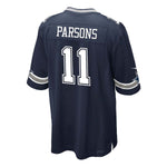 Dallas Cowboys  Men's Nike Micah Parsons Navy Game Jersey