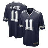 Dallas Cowboys  Men's Nike Micah Parsons Navy Game Jersey