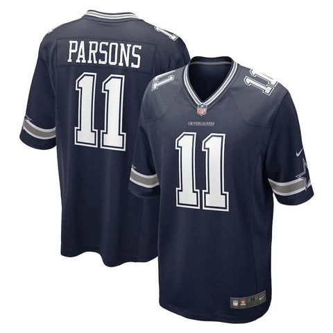 Dallas Cowboys  Men's Nike Micah Parsons Navy Game Jersey