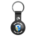 Los Angeles Chargers Historic Collection Personalized Insignia Black Airtag Holder