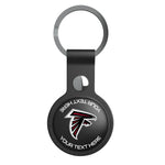 Atlanta Falcons Personalized Insignia Black Airtag Holder