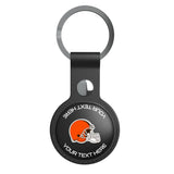Cleveland Browns Personalized Insignia Black Airtag Holder