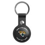 Jacksonville Jaguars Personalized Insignia Black Airtag Holder