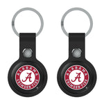 University of Alabama Crimson Tide Insignia Black Airtag Holder 2-Pack