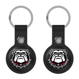 University of Georgia Bulldogs Uga Insignia Black Airtag Holder 2-Pack