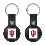 Indiana University Hoosiers Insignia Black Airtag Holder 2-Pack