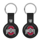 Ohio State Buckeyes Insignia Black Airtag Holder 2-Pack-1