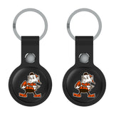 Cleveland Browns Historic Collection Insignia Black Airtag Holder 2-Pack