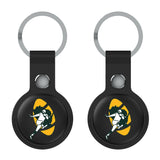 Green Bay Packers Historic Collection Insignia Black Airtag Holder 2-Pack-1