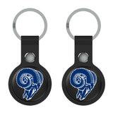 Los Angeles Rams Historic Collection Insignia Black Airtag Holder 2-Pack