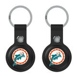 Miami Dolphins 1966-1973 Historic Collection Insignia Black Airtag Holder 2-Pack