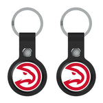 Atlanta Hawks Insignia Black Airtag Holder 2-Pack-1