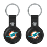 Miami Dolphins Insignia Black Airtag Holder 2-Pack