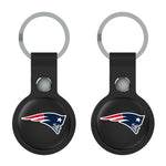 New England Patriots Insignia Black Airtag Holder 2-Pack-1