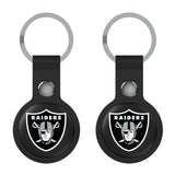 Las Vegas Raiders Insignia Black Airtag Holder 2-Pack
