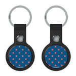 Marvel Avengers Captain America Pattern Black Airtag Holder 2-Pack