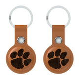 Clemson University Tigers Burn Brown Airtag Holder 2-Pack