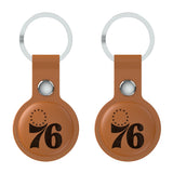 Philadelphia 76ers Burn Brown Airtag Holder 2-Pack-1
