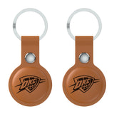 Oklahoma City Thunder Burn Brown Airtag Holder 2-Pack