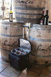 Buffalo Bills - Cellar 6-Bottle Wine Carrier & Cooler Tote with Trolley