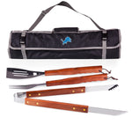 Detroit Lions - 3-Piece BBQ Tote & Grill Set