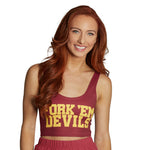 Arizona State ASU Fork 'Em Crop Tank Top