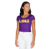 LSU Purple Babydoll Tee