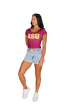 Arizona State ASU Maroon Babydoll Tee