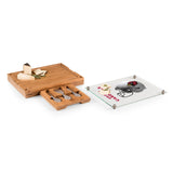 Arizona Cardinals - Concerto Glass Top Cheese Cutting Board & Tools Set
