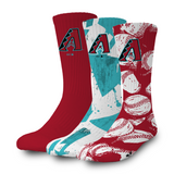 Arizona Diamondbacks Primary 3 Pack Lifestyle Sock