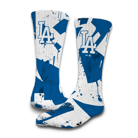 Los Angeles Dodgers Grunge Socks