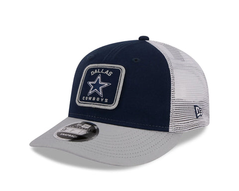 New Era Dallas Cowboys NFL Squared Logo 9FIFTY Low Profile Trucker Snapback Hat