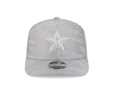 Dallas Cowboys New Era Adventure Camo Trucker 9SEVENTY Stretch-Snap Adjustable Hat - Gray