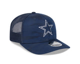 Dallas Cowboys New Era Adventure Camo Trucker 9SEVENTY Stretch-Snap Adjustable Hat - Navy