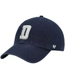Men's '47 Navy Dallas Cowboys "D" Clean Up Adjustable Hat