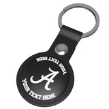 University of Alabama Crimson Tide Script A Personalized Insignia Black Airtag Holder