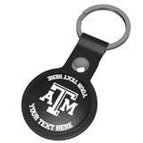 Texas A&M University Aggies Personalized Insignia Black Airtag Holder