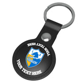 Los Angeles Chargers Historic Collection Personalized Insignia Black Airtag Holder