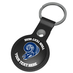 Los Angeles Rams Historic Collection Personalized Insignia Black Airtag Holder