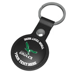Philadelphia Eagles 1973-1995 Historic Collection Personalized Insignia Black Airtag Holder