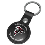 Atlanta Falcons Personalized Insignia Black Airtag Holder