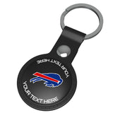 Buffalo Bills Personalized Insignia Black Airtag Holder
