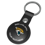 Jacksonville Jaguars Personalized Insignia Black Airtag Holder