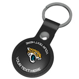 Jacksonville Jaguars Personalized Insignia Black Airtag Holder