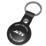 New York Jets Personalized Insignia Black Airtag Holder