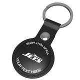 New York Jets Personalized Insignia Black Airtag Holder